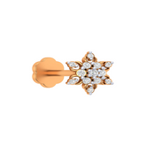 18K Gold & Diamond Nose Pin NP-084